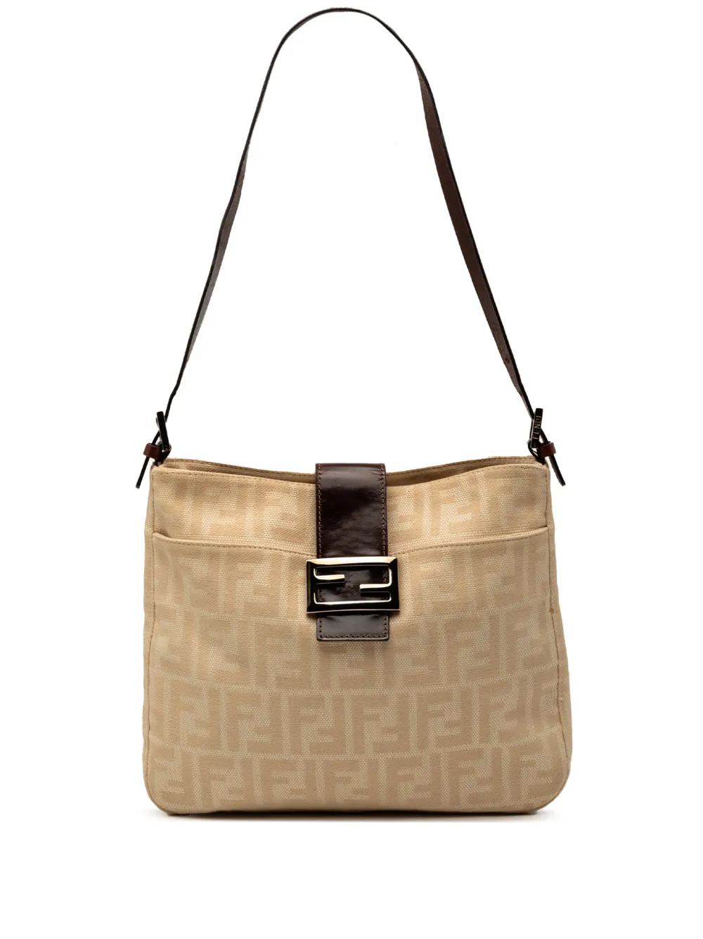 Fendi Pre-Owned 2000-2010 Zucca Canvas shoulder bag - Marrone