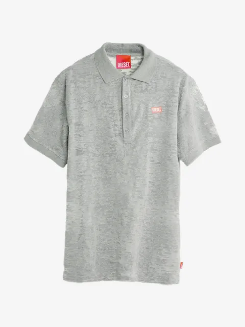 Diesel polo à effet usé et patch logo