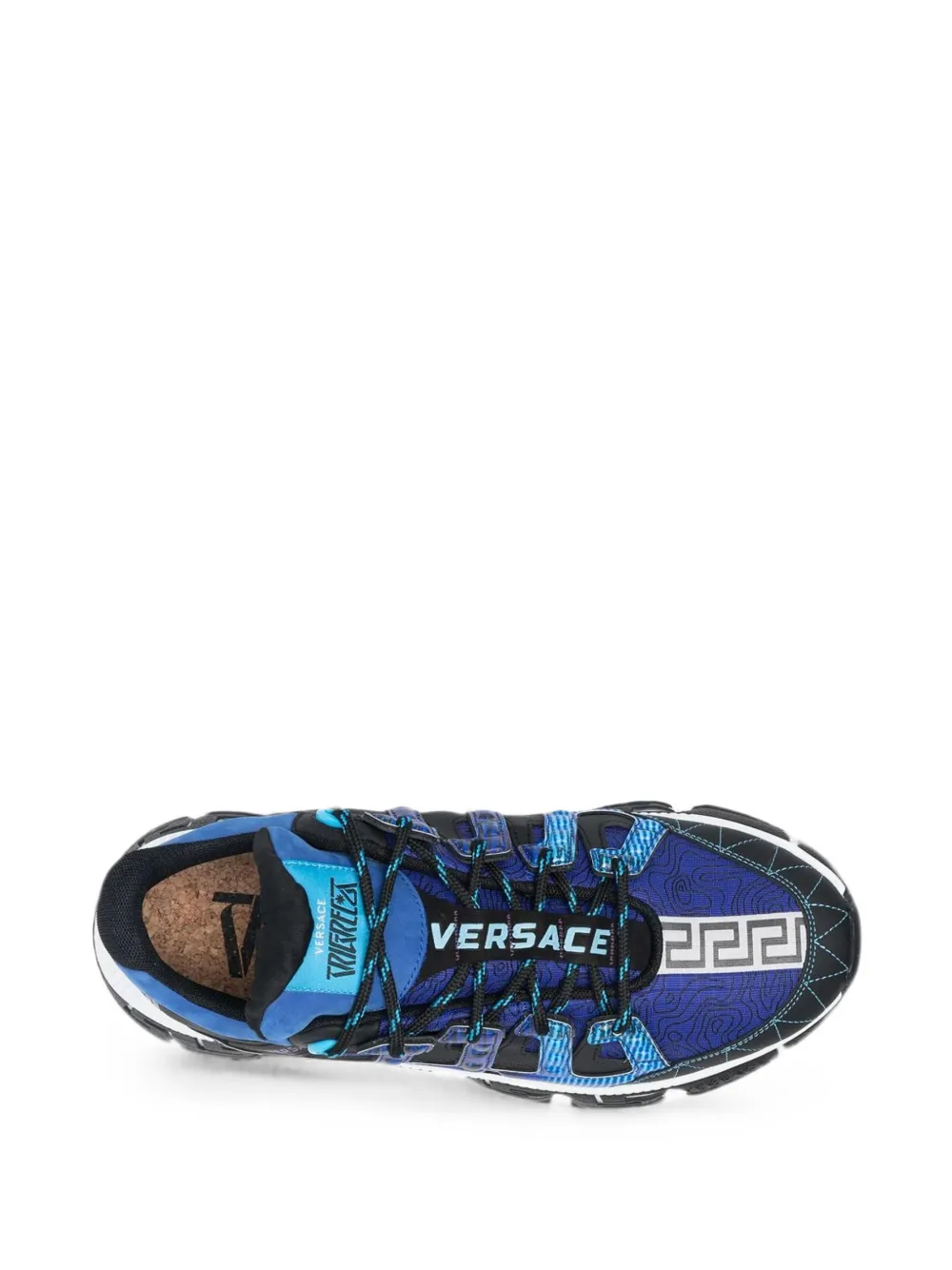 Versace Trigreca low-top sneakers Blauw
