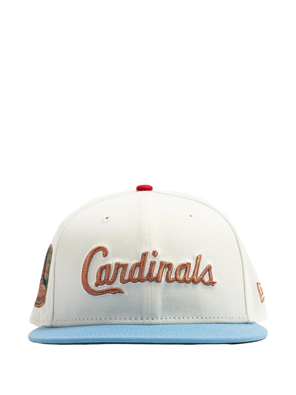 New Era 59fifty Patch-detail Cap In White