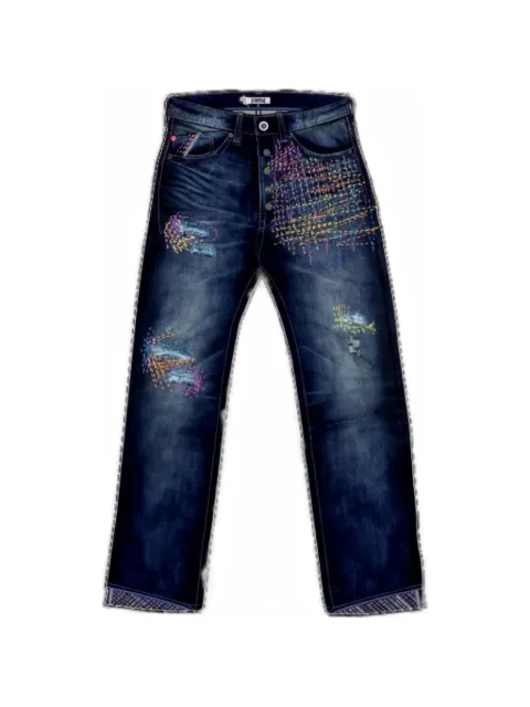 Staple Calça jeans com bordado