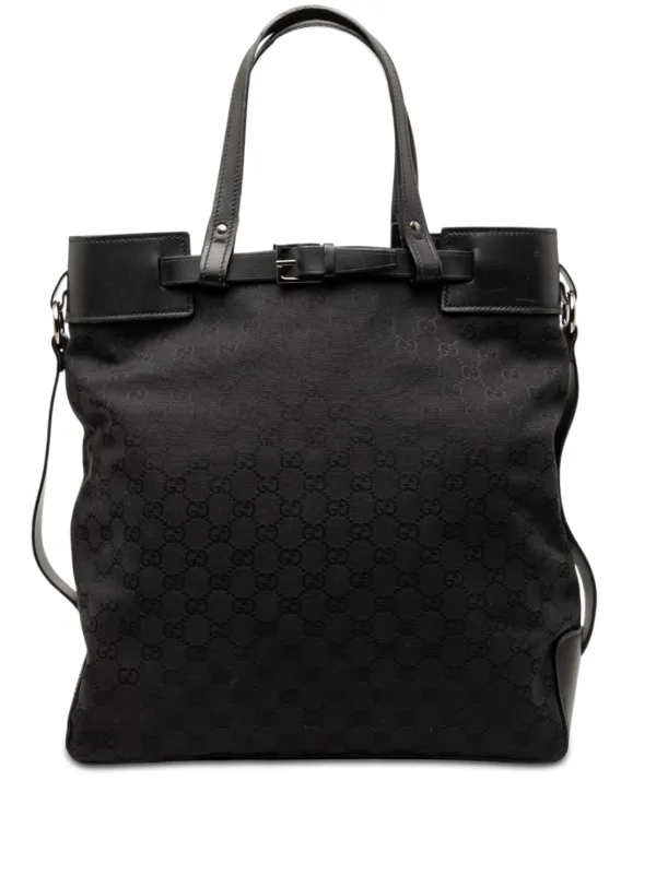 Gucci Pre-Owned 2000-2015 GGキャンバス トートバッグ | ブラック