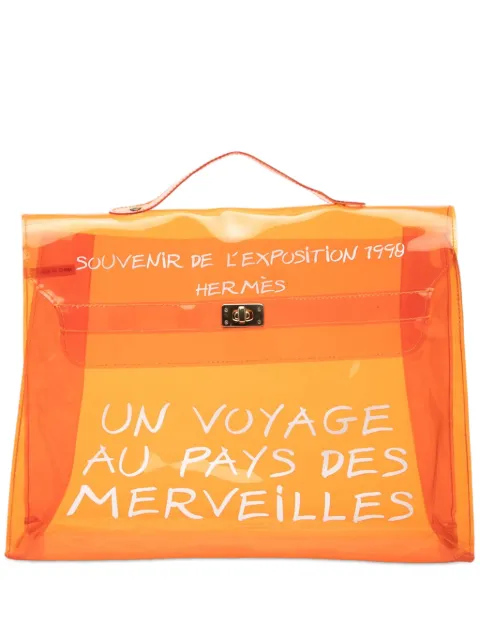 Hermès Pre-Owned 1998 Vinyl Souvenir De L Exposition Kelly handbag