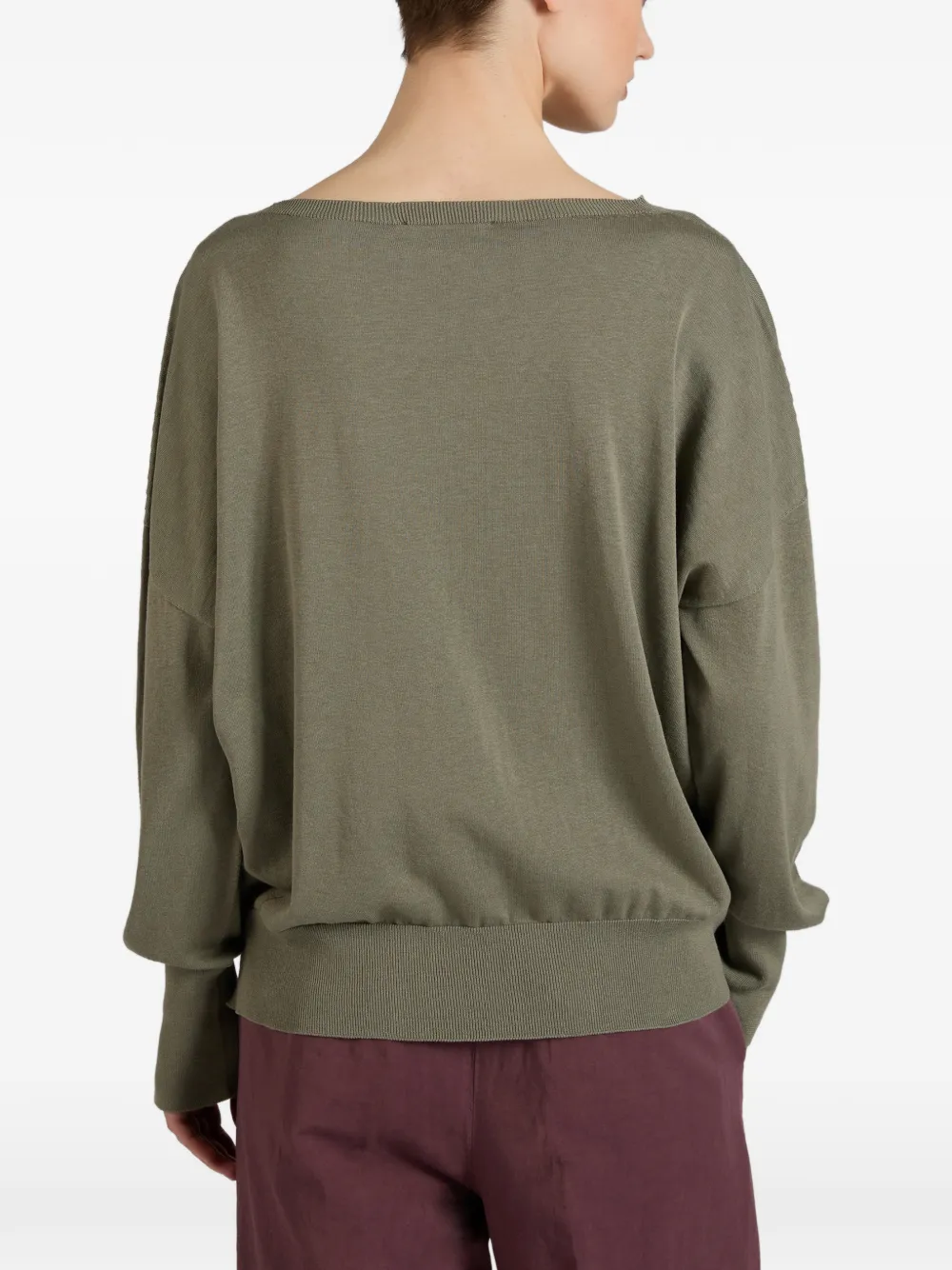  Slowear Jersey Con Cuello Barco - Gris 