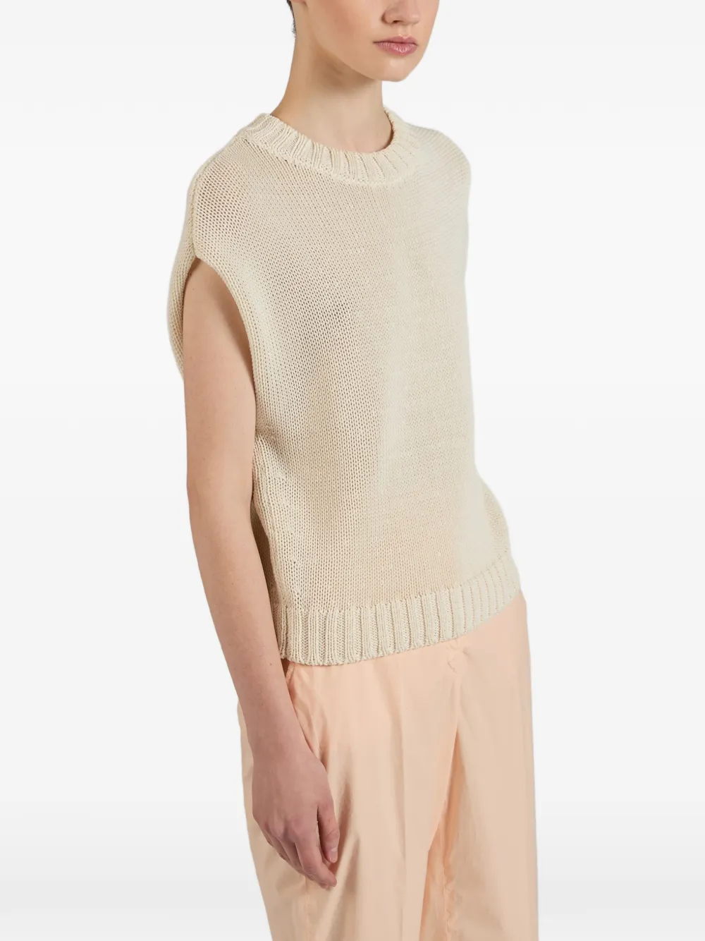  Slowear Top Zanone Sin Mangas - Neutro 