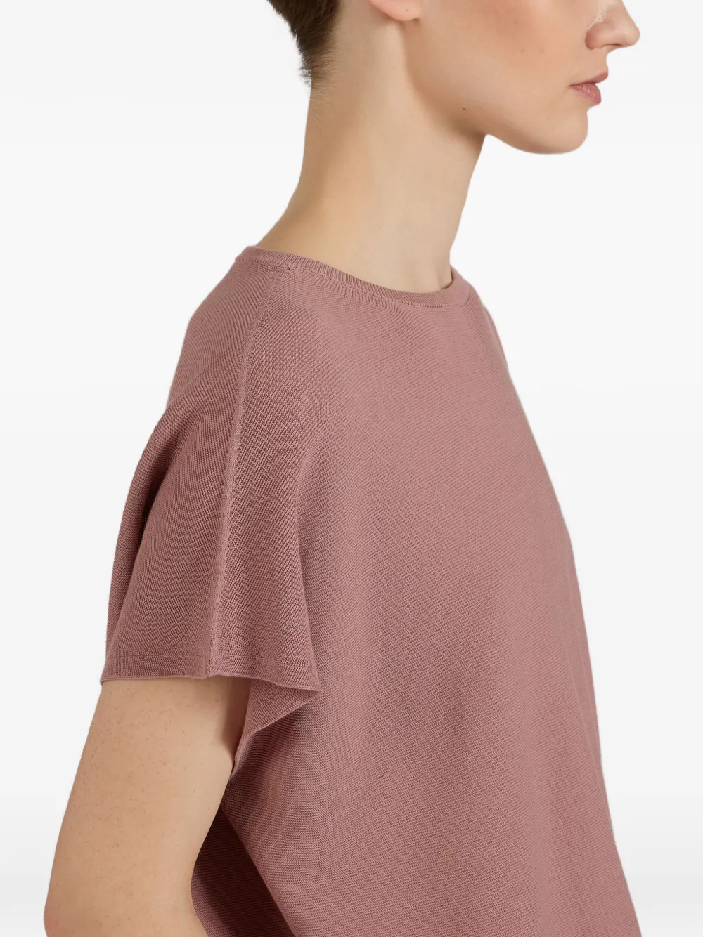 slowear Zanone katoenen T-shirt Paars