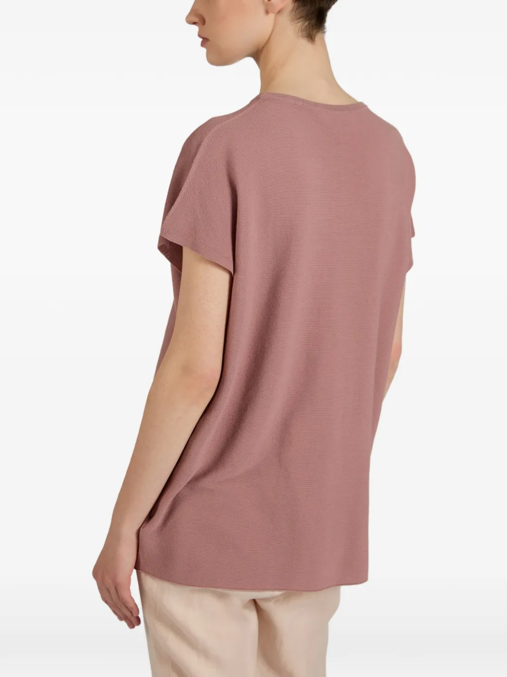 slowear Zanone katoenen T-shirt Paars