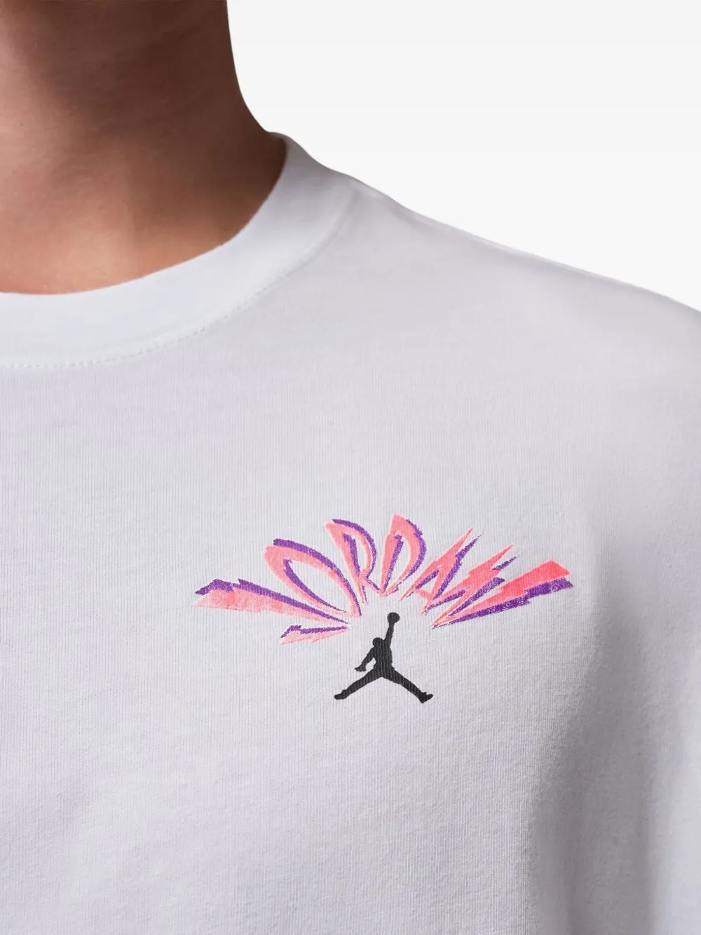 Jordan T-shirt met print Wit