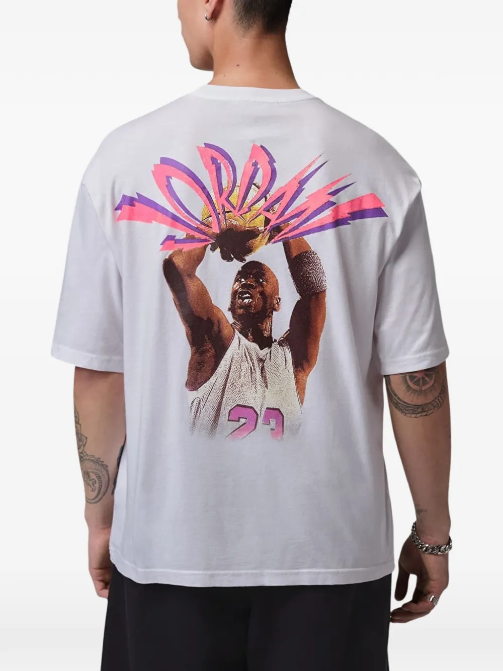 Jordan T-shirt met print Wit