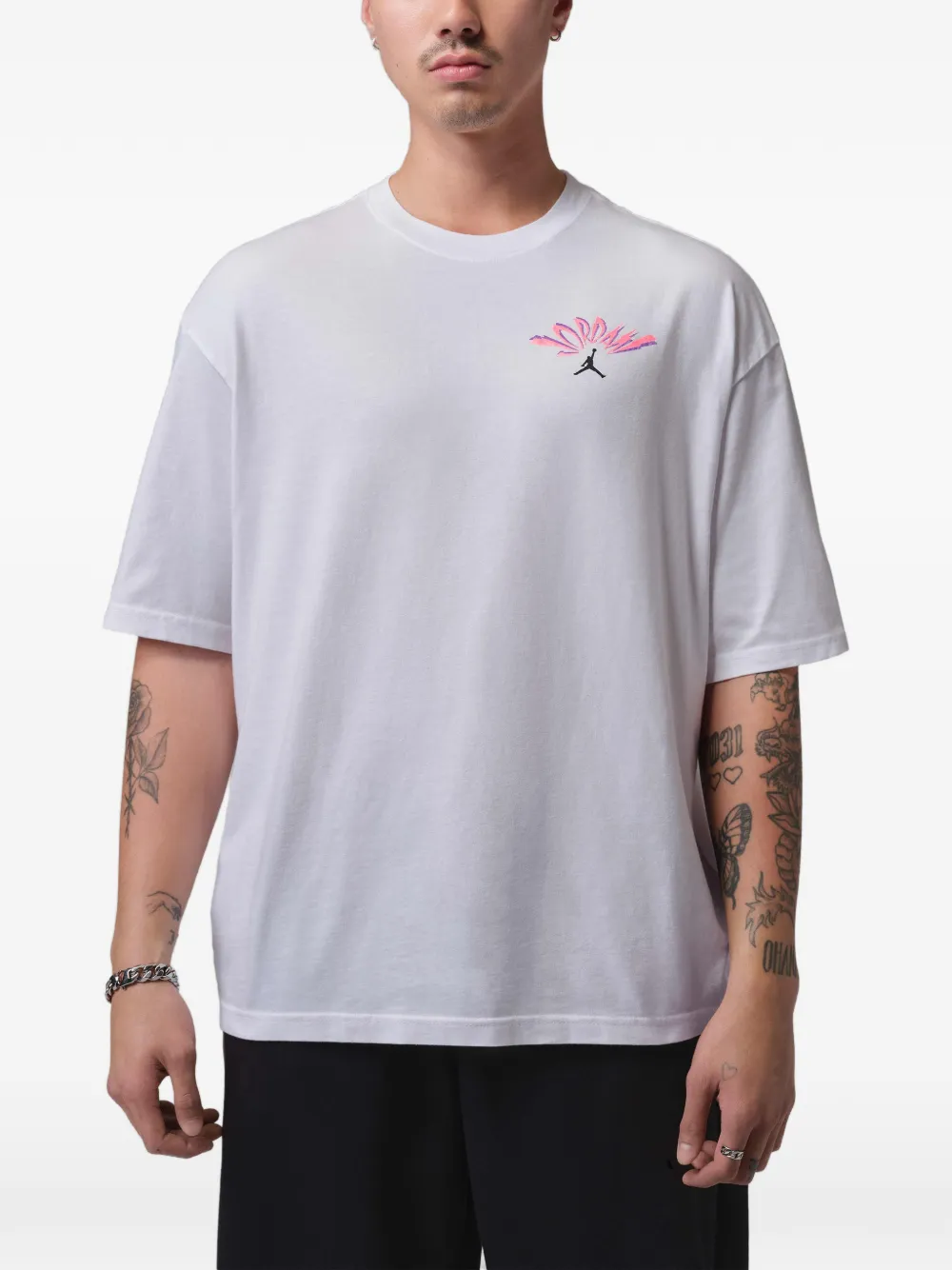 Jordan T-shirt Flight con stampa grafica - Bianco