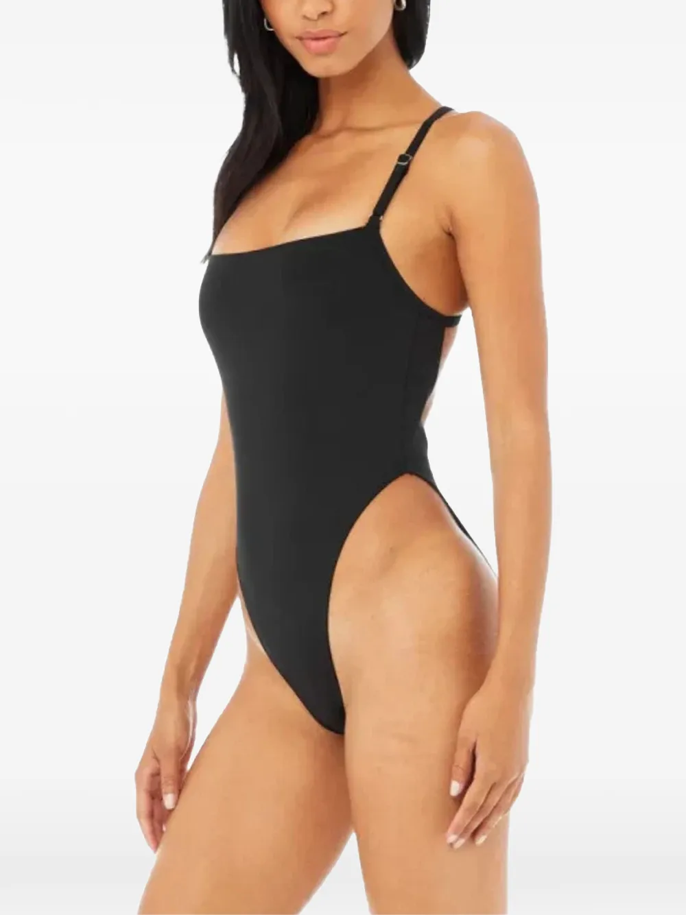 Alo Yoga Thrill Seeking crisscross-back Bodysuit | Black | FARFETCH