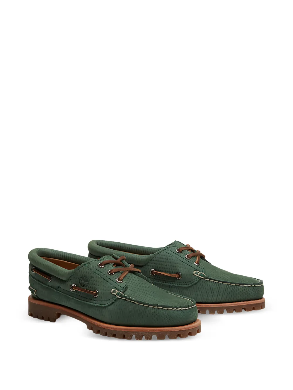  Timberland Mocassini Da Barca Authentic - Verde 