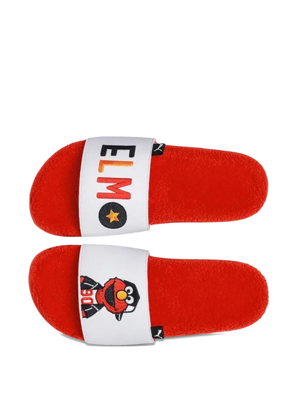 Puma Kids x Sesame Street Leadcat Elmo slippers Wit