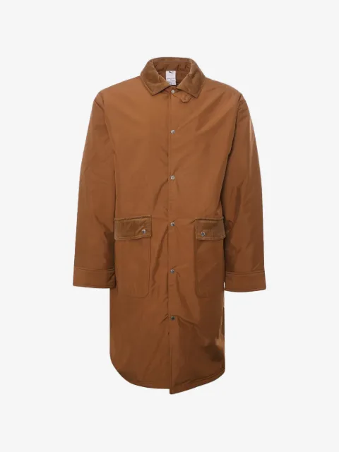 PUMA x Maison Kitsuné corduroy-collar trench coat