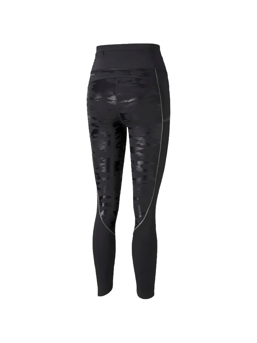PUMA Glanzende legging met camouflageprint Zwart
