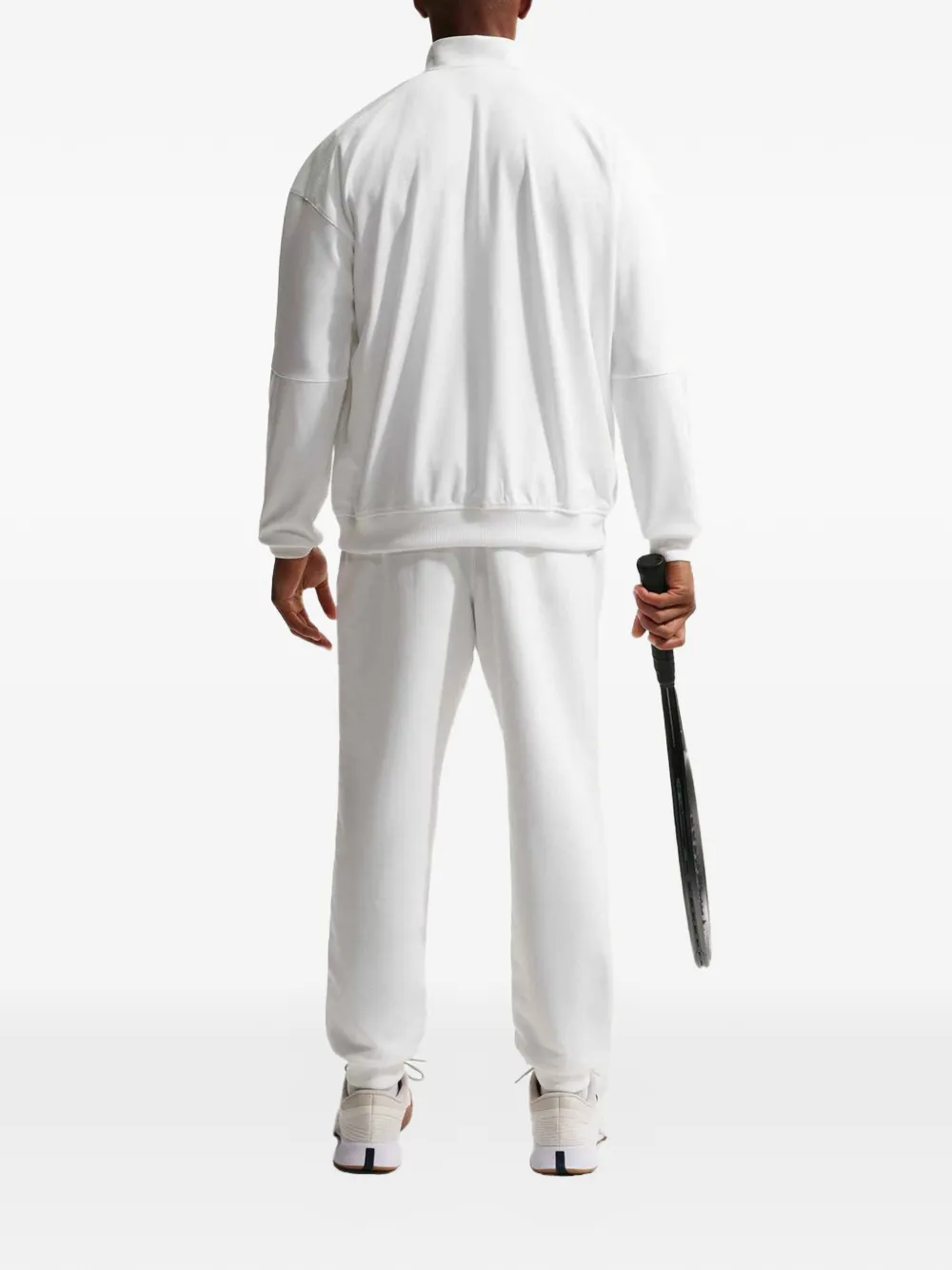 Nike Heritage trui met logopatch en rits Wit