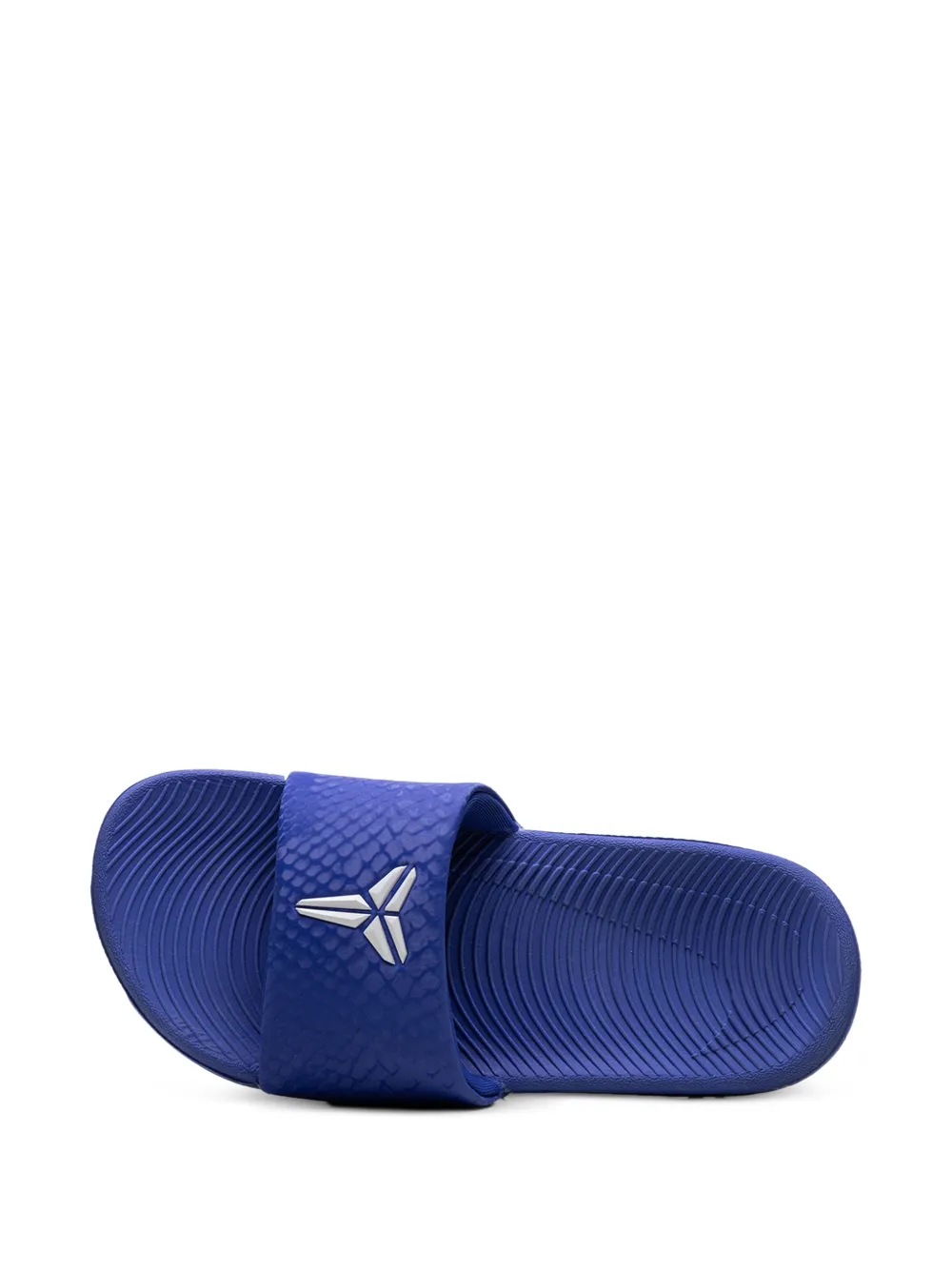 Nike Kids Kobe Kawa slippers met slangen-effect Blauw