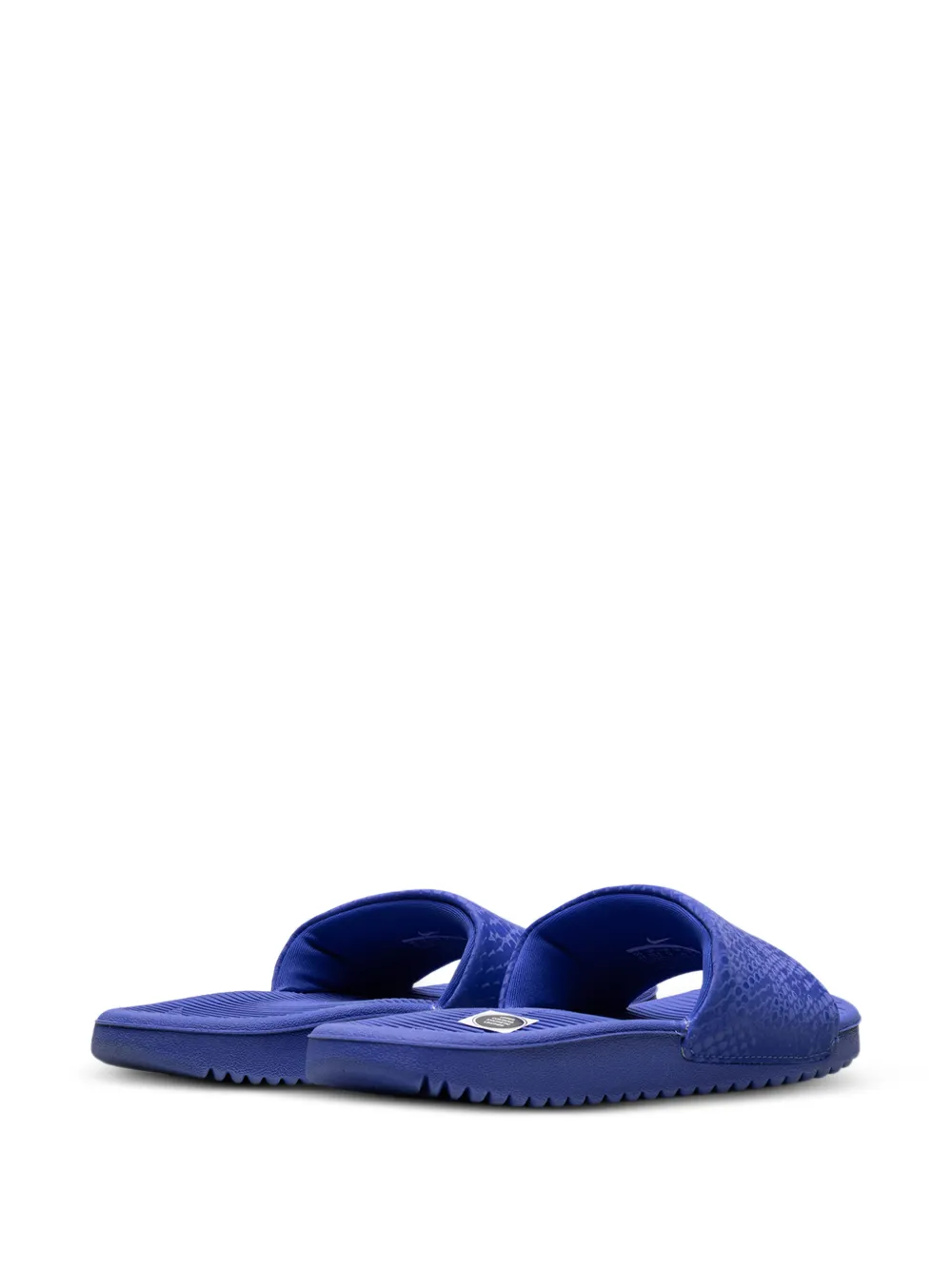 Nike Kids Kobe Kawa slippers met slangen-effect Blauw
