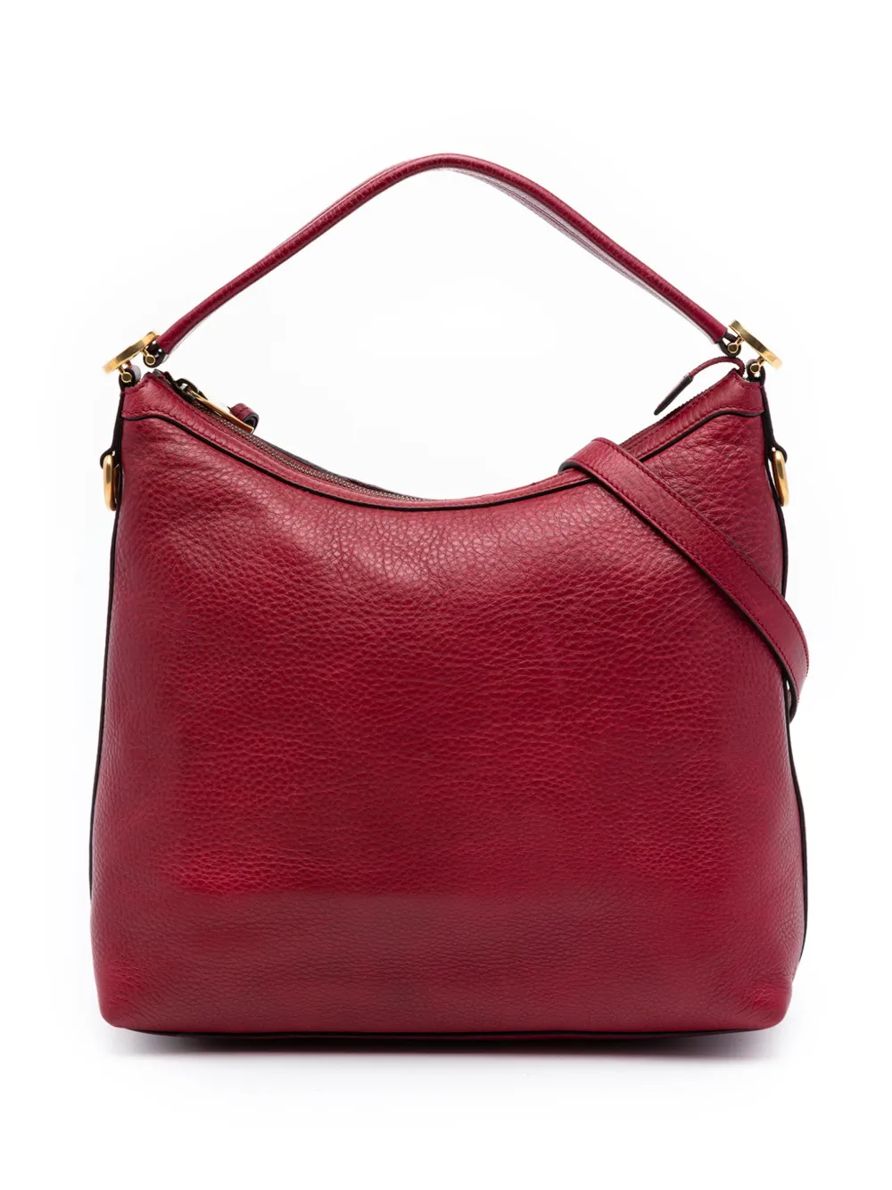 Gucci Pre-Owned 2016-2026 Small Grained Calfskin Miss GG satchel - Rosso