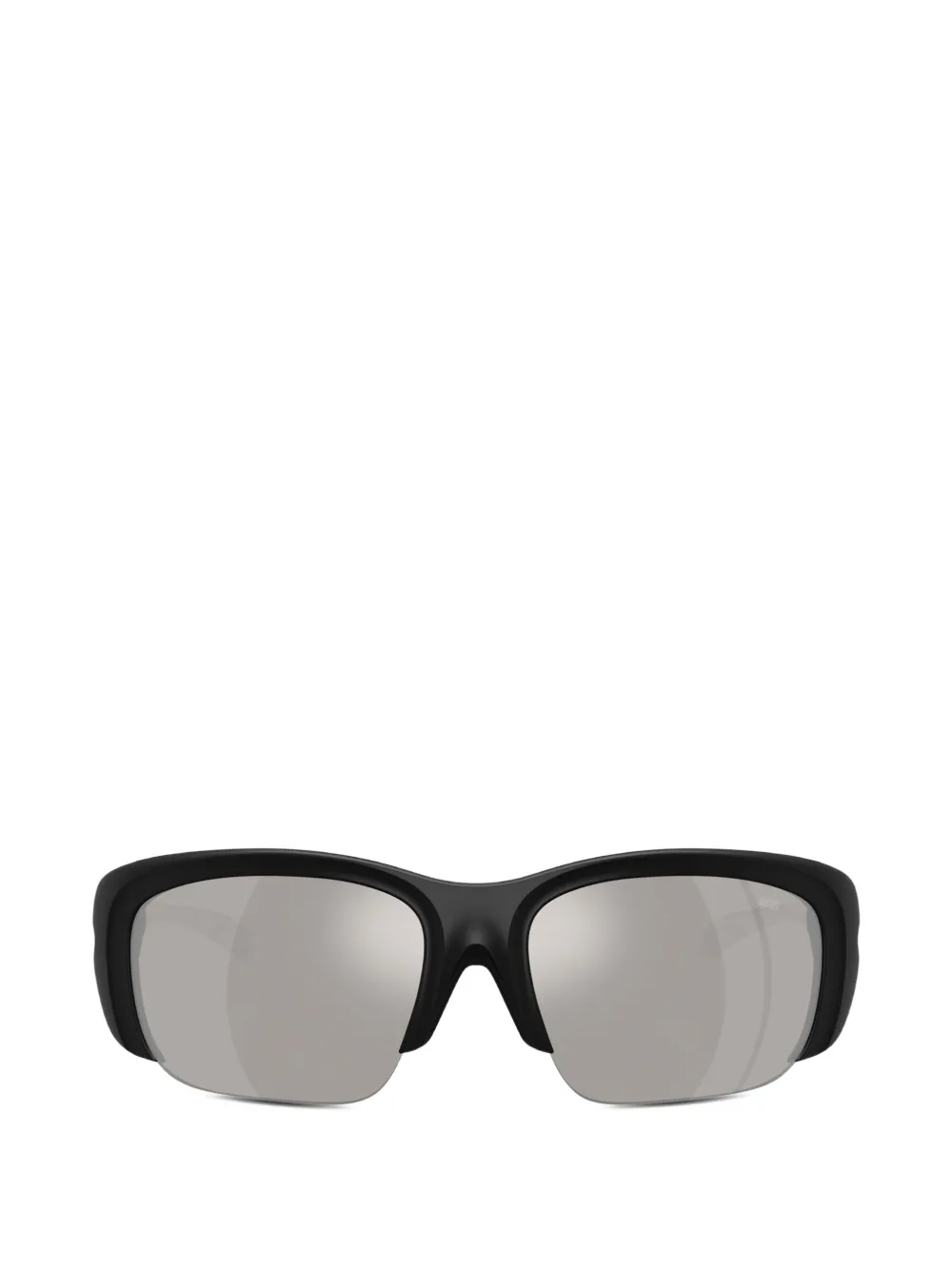 Diesel semi-rimless wrap-around sunglasses - Nero