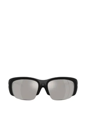 DIESEL ロゴラップ サングラス ブラック Diesel ラップアラウンド サングラス | ブラック | FARFETCH JP