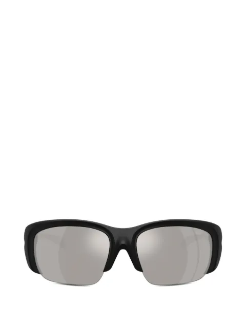 Diesel semi-rimless wrap-around sunglasses