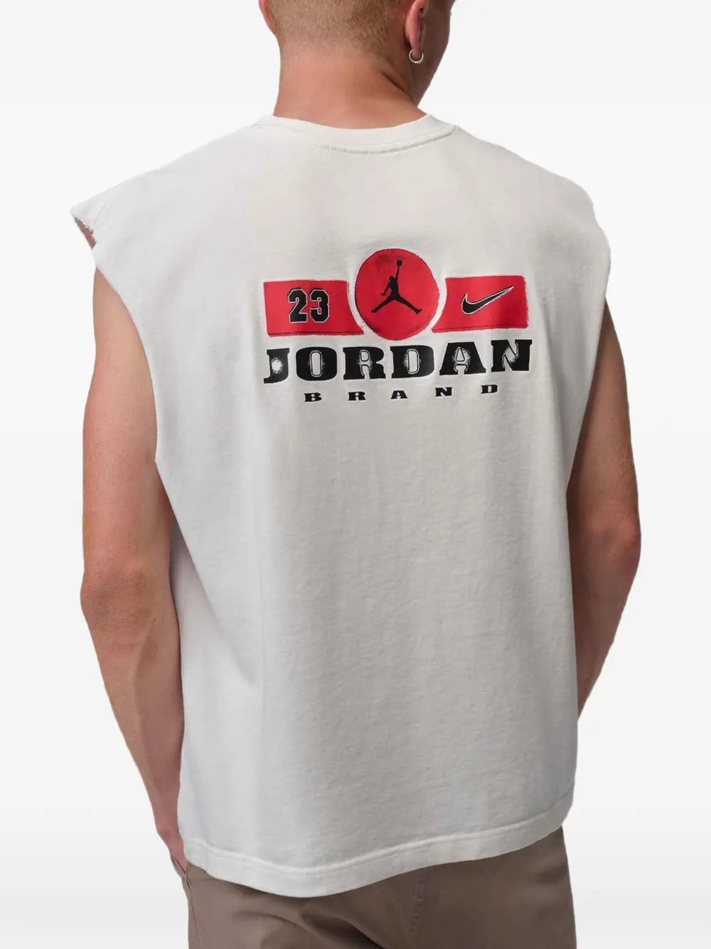 Nike Jordan tanktop met logoprint Wit