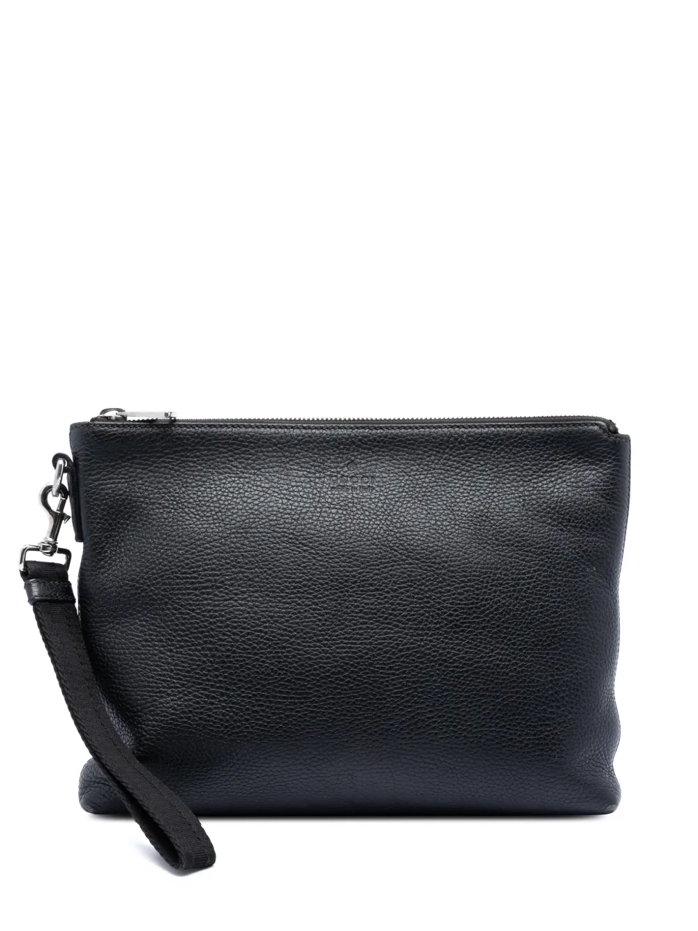 Gucci Pre-Owned 2016-2026 Leather clutch bag - Nero