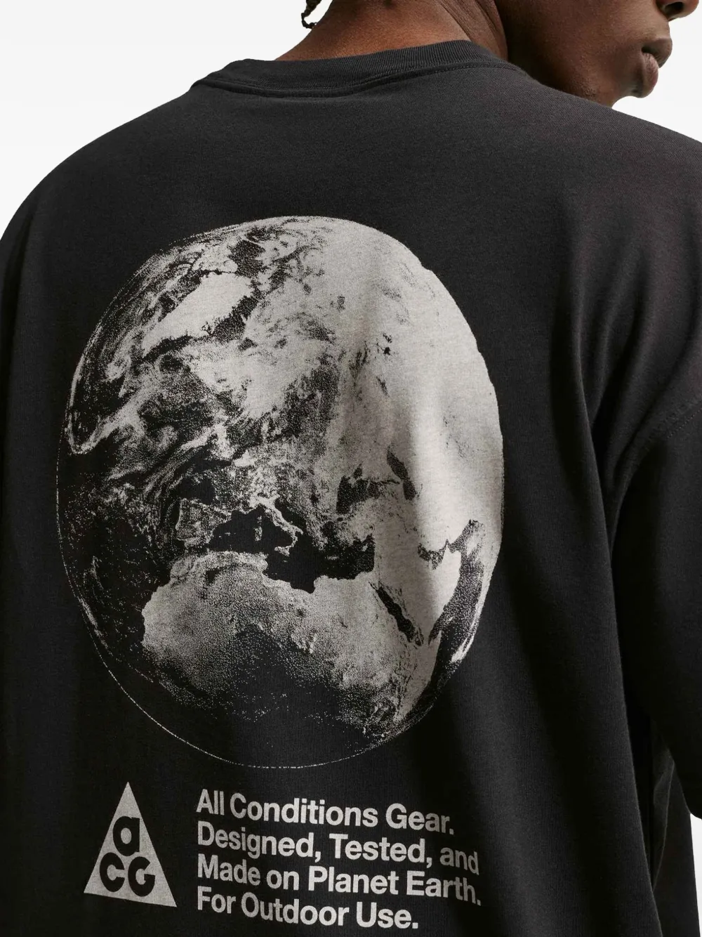 Nike ACG T-shirt met grafische print Zwart
