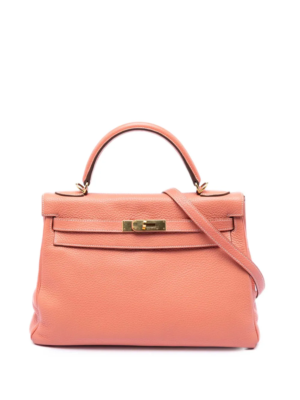 Hermès Pre-Owned 2013 Clemence Kelly II Retourne 32 satchel - Pink