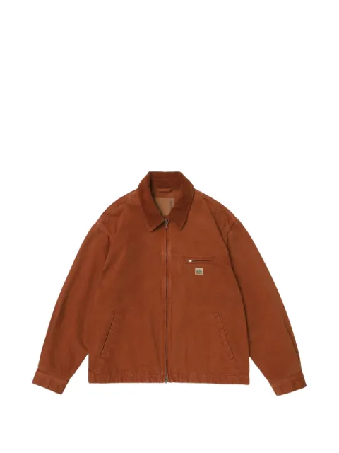 Vowels corduroy-collar jacket