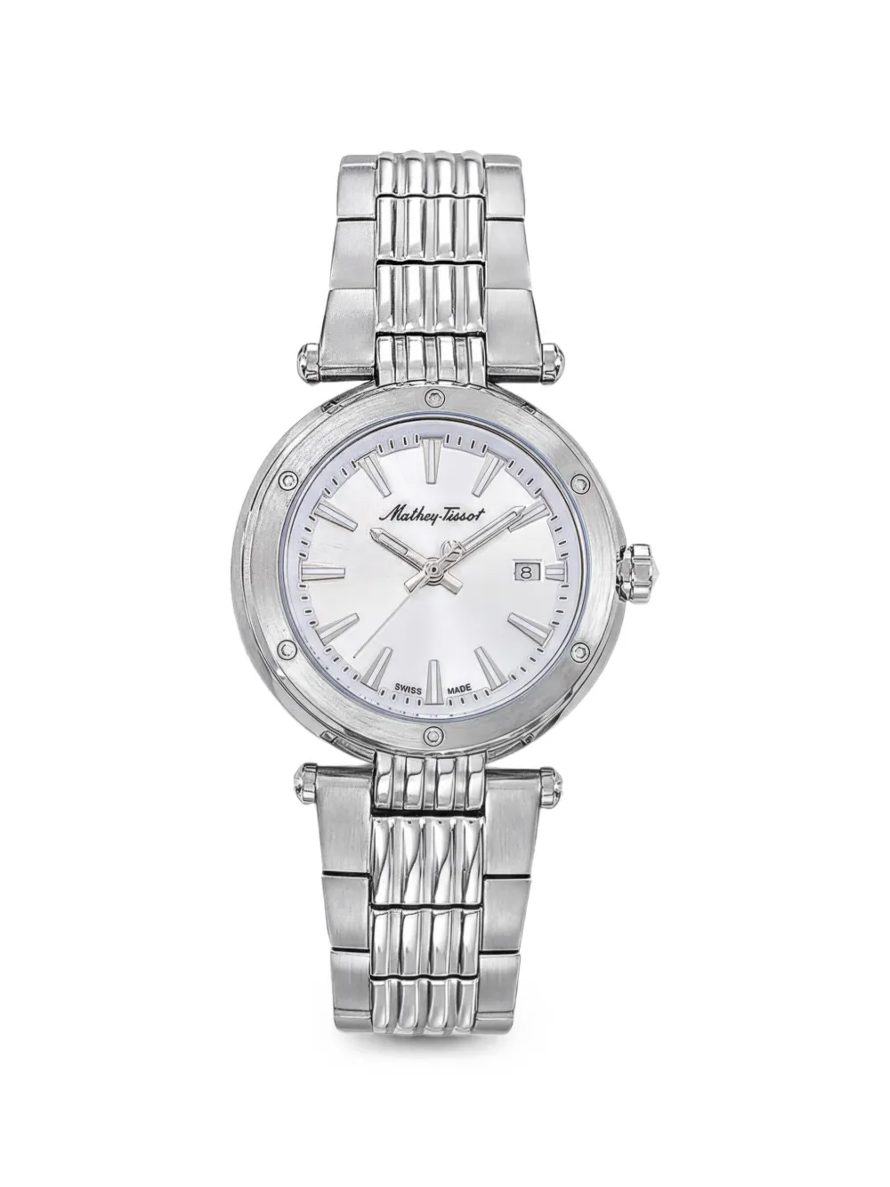 Mathey-tissot Neptune 32mm Watch In Silver