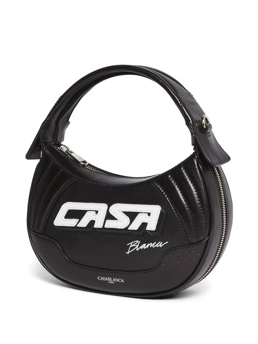 Casablanca Biker Bag in Black, view 3
