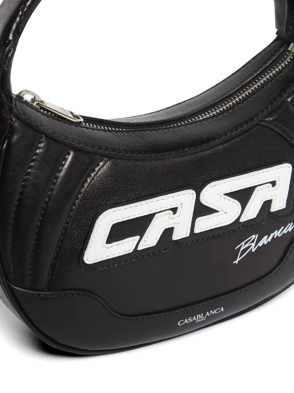Casablanca Biker Bag in Black, view 4