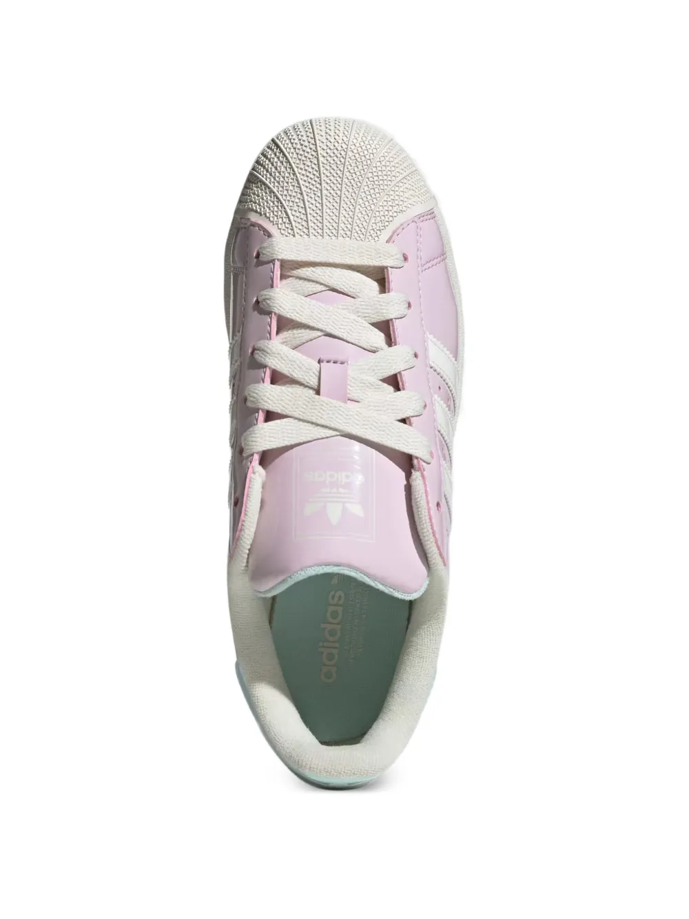 adidas Superstar II lace-up sneakers Roze