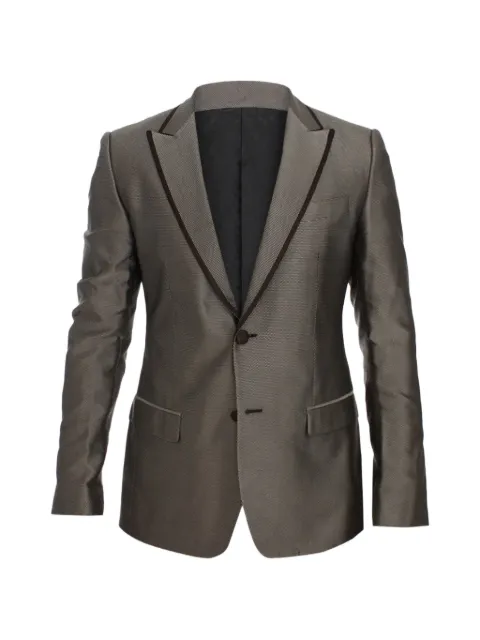 Dolce & Gabbana slim-fit silk blazer