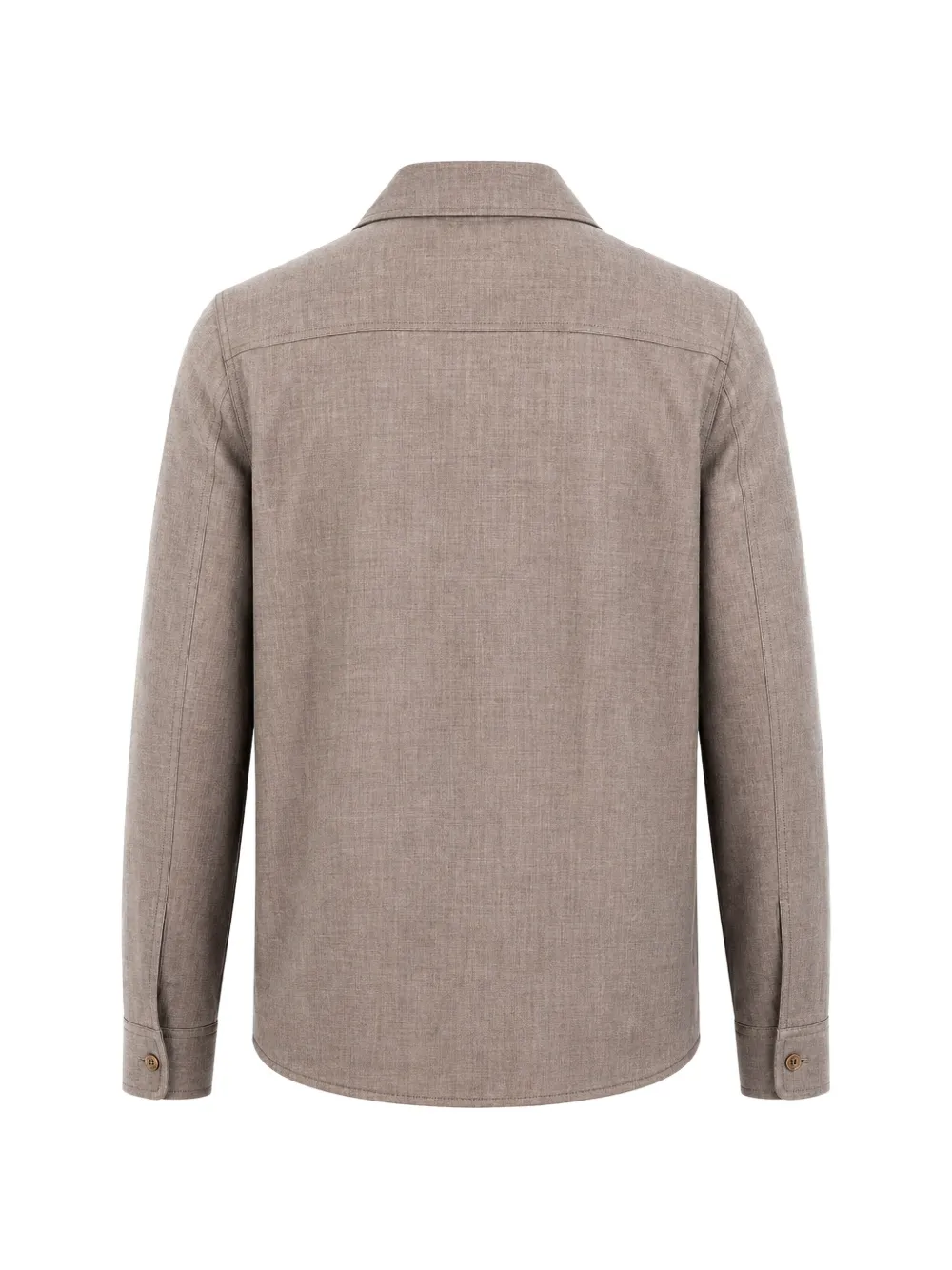 Briglia 1949 Button-up jack met zakdetail Beige