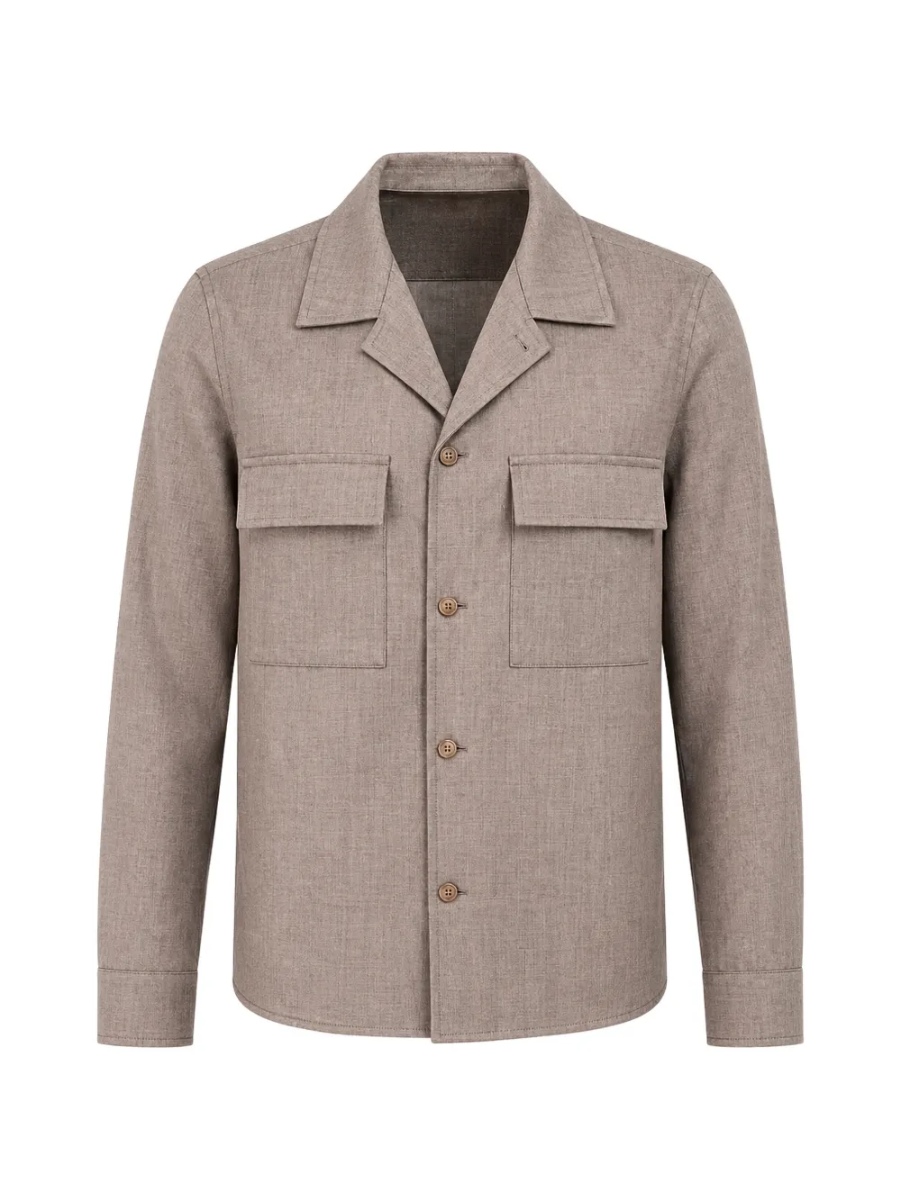 Briglia 1949 button-up pocket-detail jacket - Toni neutri