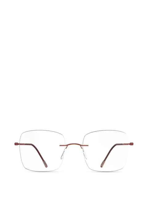 Silhouette rimless geometric-frame glasses