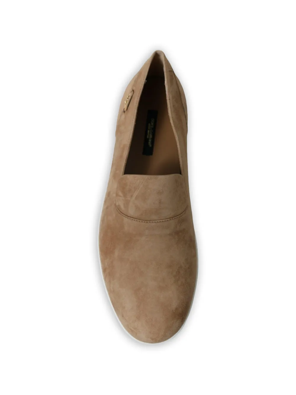 Dolce & Gabbana Loafers met logodetail Beige
