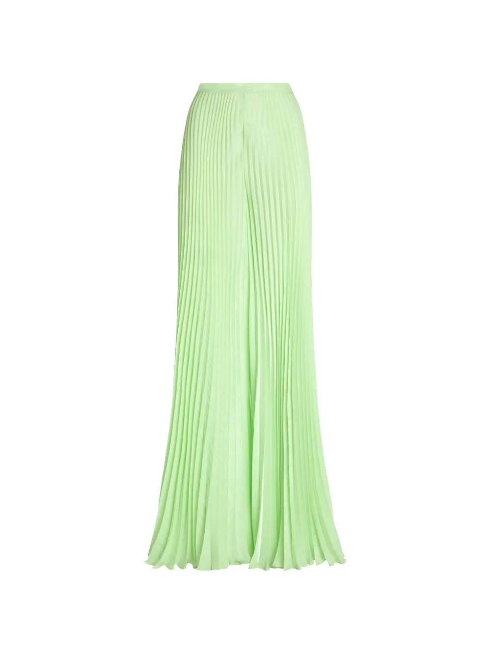 Genny plissé-effect palazzo pants - Verde