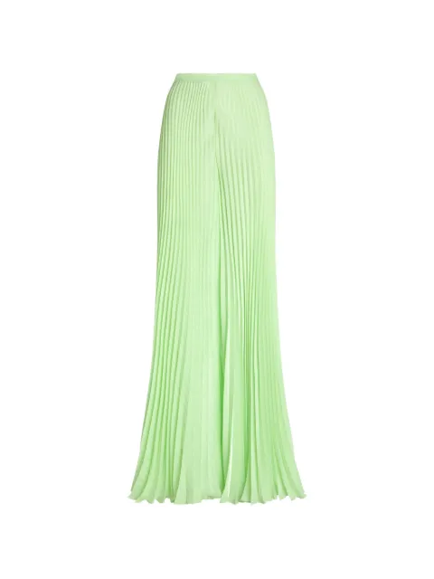 Genny pantalones palazzo con efecto de pliegues