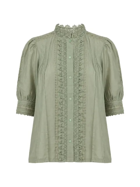 Vanessa Bruno lace-trim blouse