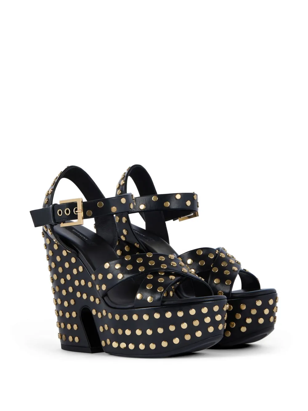 Givenchy stud-embellished platform sandals Zwart