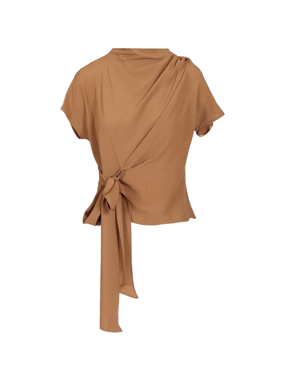 Federica Tosi knot-detail blouse - Marrone