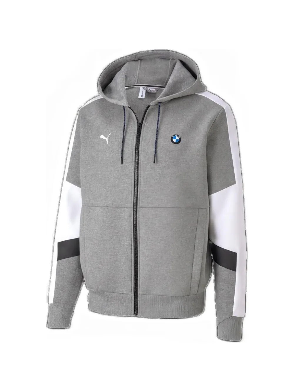 PUMA x BMW Felpa Motorsport con cappuccio e zip - Grigio