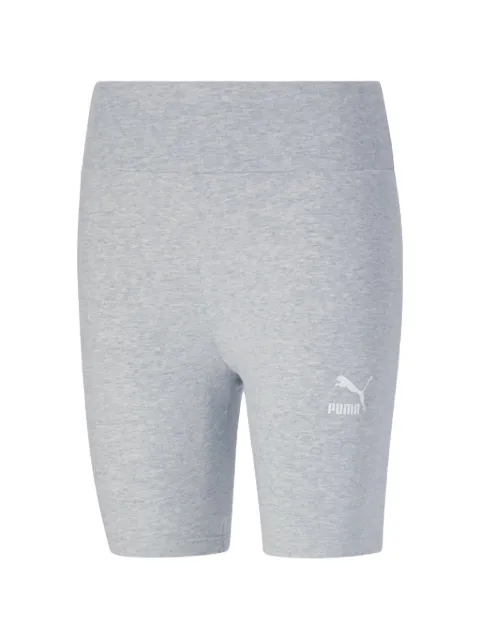 PUMA Classic Tight 7" logo-print shorts