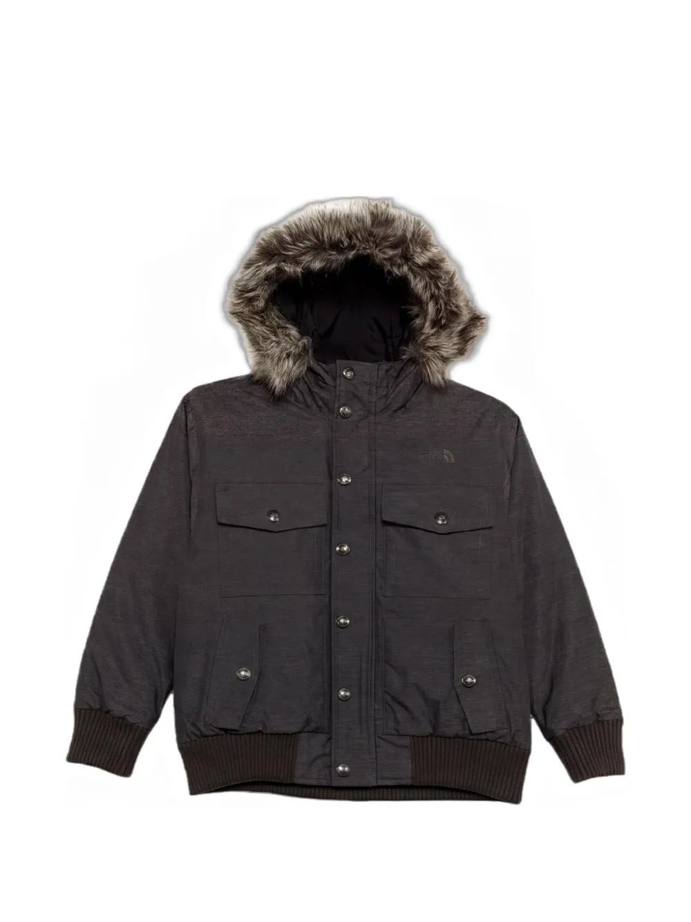 The North Face Kids Gotham faux-fur jacket - Grigio