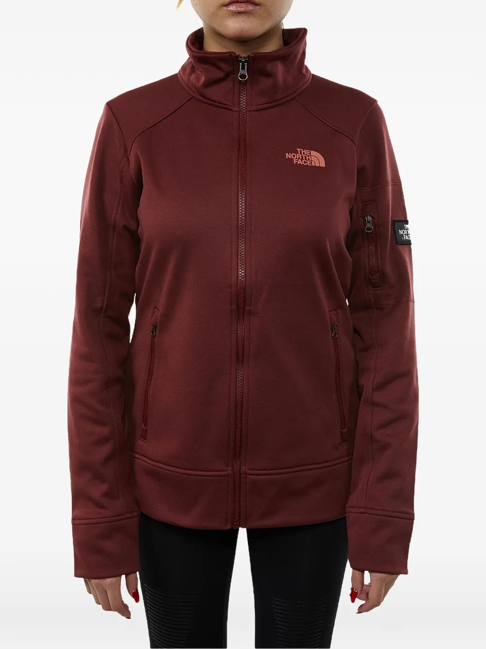 The North Face Felpa Amazie Mays con zip - Rosso