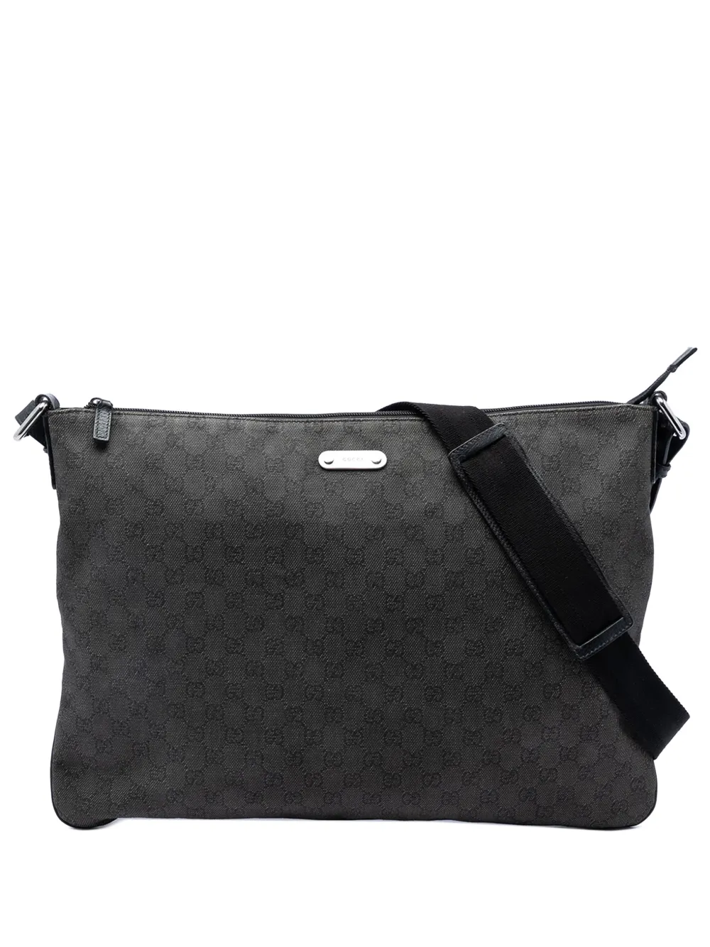 Gucci Pre-Owned 2016-2026 GG Denim crossbody bag - Nero